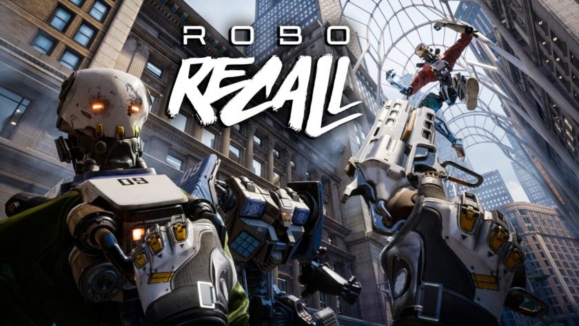 Mike stürzte sich mit Robo Recall in Virtual Reality. ©Epic Games