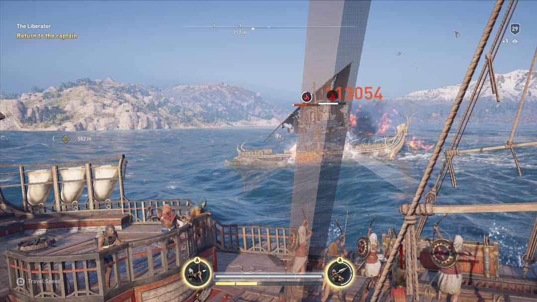 Schiffschlachten auf hoher See sind ein Highlight von Assassin's Creed Odyssey