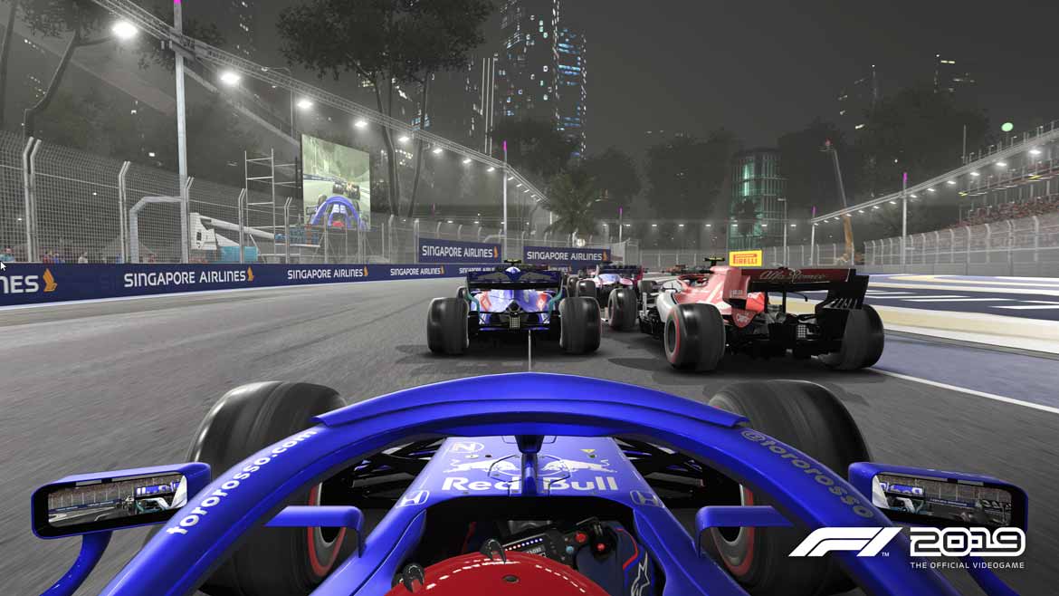 Nachtrennen sehen in F1 2019 besonders realistisch aus