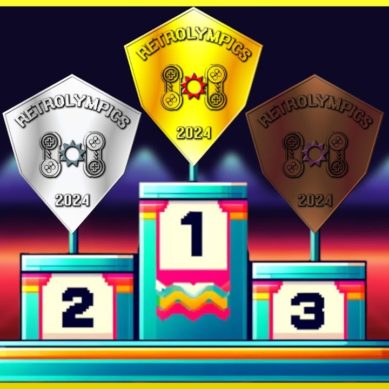 Die Siegerehrung der RetrOlympics 2024